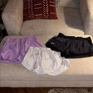 Set of Three Athletic Shorts- Nike, Under Armour and avia